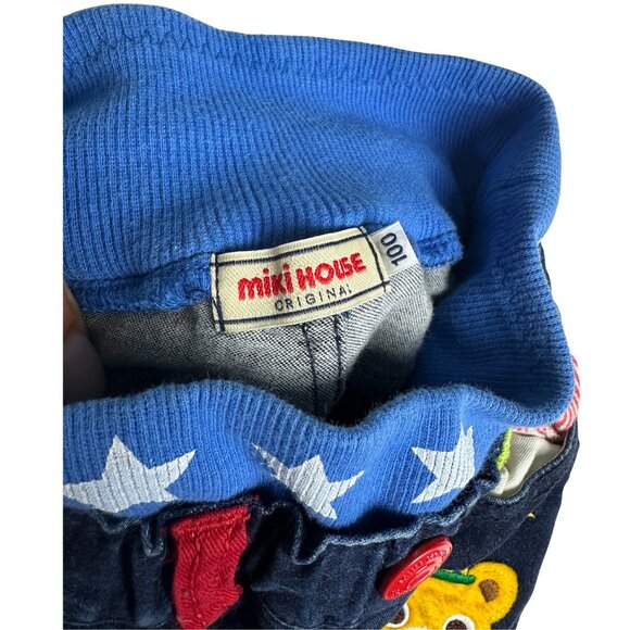 MIKI HOUSE Japan - Jeans - Luxury Designer Kidswear - Circus embroidery - Picture 6 of 7